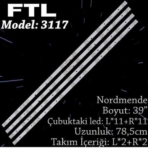 FTL SET-3117 SANYO 39 INC 2L+2R ADET (SET) TV LED BAR