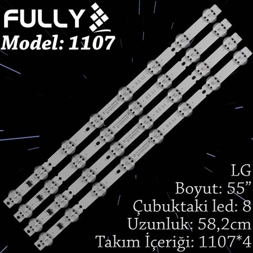 FULLY SET-1107 LG 55 INC 4 ADET (SET) TV LED BAR