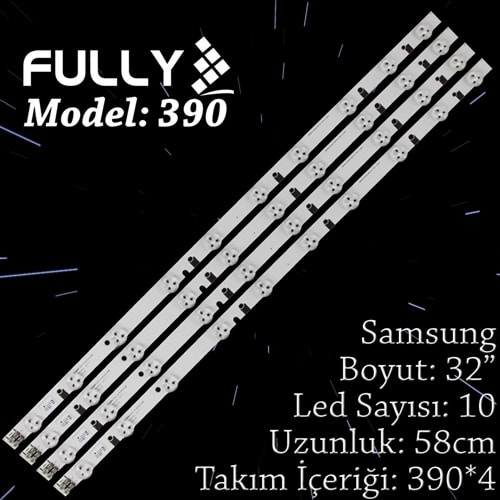 FULLY SET-390 SAMSUNG 32 INC 4 ADET (SET) TV LED BAR