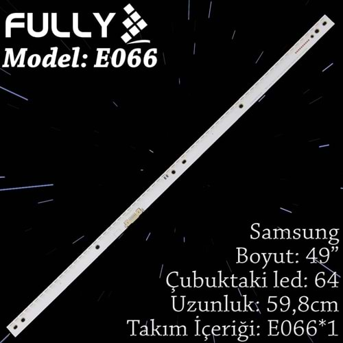 FULLY SET-ELED-066 SAMSUNG 49 INC 1 ADET (SET) TV LED BAR