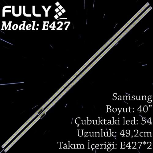 FULLY SET-ELED-427 SAMSUNG 40 INC 1 ADET (SET) TV LED BAR