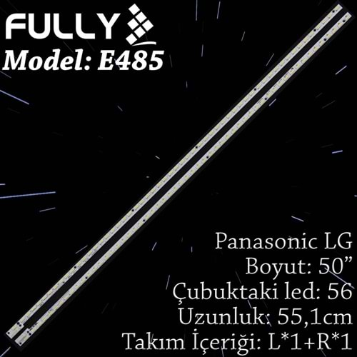 FULLY SET-ELED-485 PANASONICLG 50 INC 1L+1R ADET (SET) TV LED BAR