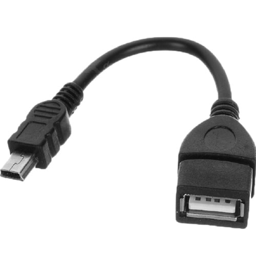 Usb Dişi Mini Usb Erkek Kablo 30cm