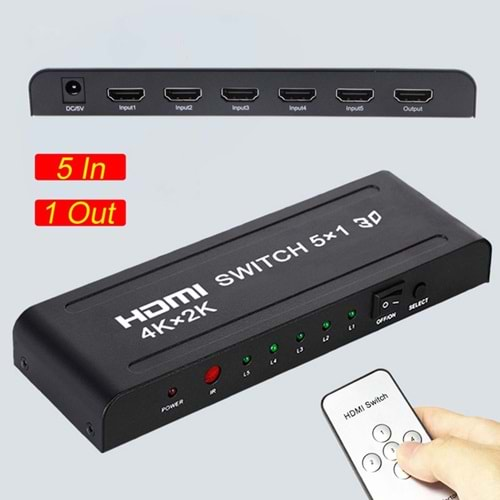 Hdmi Switch 5 Port