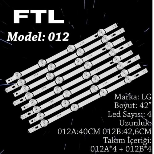 FTL SET-012 LG 42 INC 4 ADET (SET) TV LED BAR