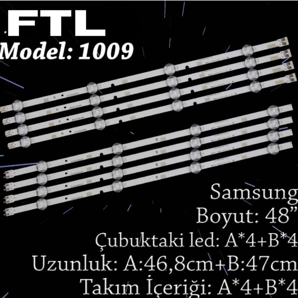 FTL SET-1009 SAMSUNG 48 INC 4A+4B ADET (SET) TV LED BAR