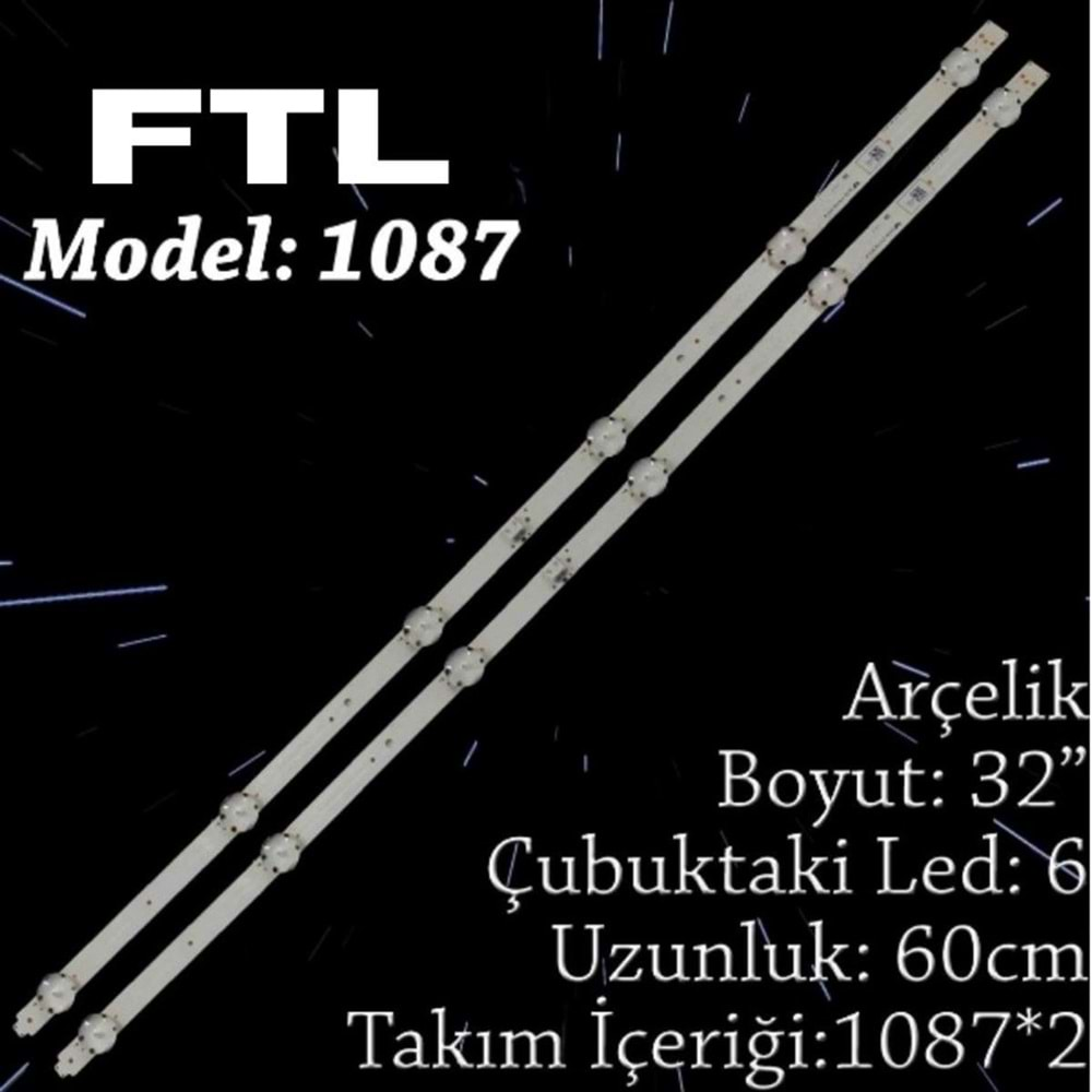 FTL SET-1087 ARÇELİK 32 INC 2 ADET (SET) TV LED BAR