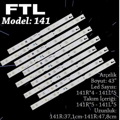 FTL SET-141 ARÇELİK,SAMSUNG 60 INC 5R+5L ADET (SET) TV LED BAR