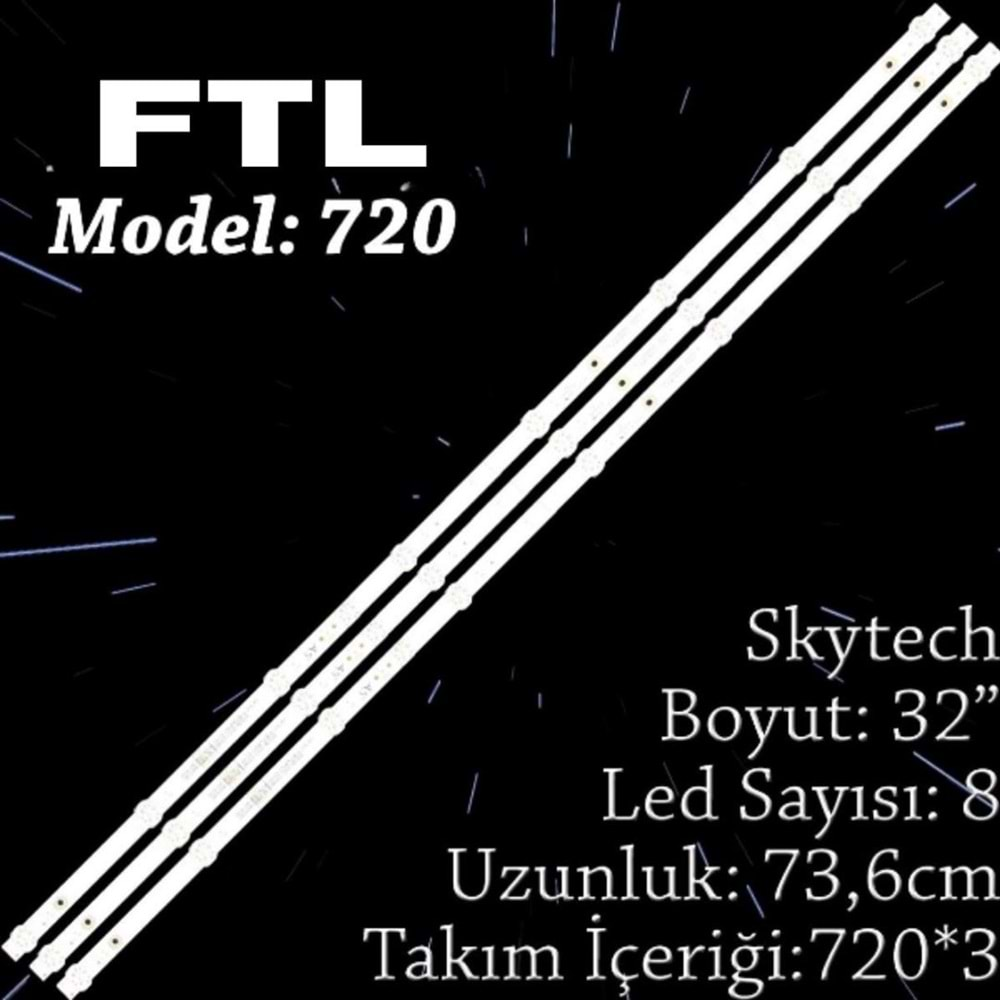 FTL SET-720 SKYTECH 40,39 INC 3 ADET (SET) TV LED BAR