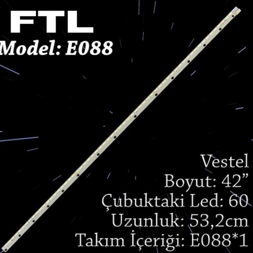 FTL SET-ELED-088 VESTEL 42 INC 1 ADET (SET) TV LED BAR