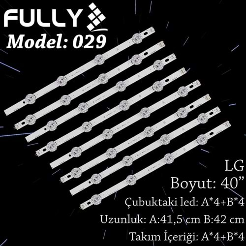 FULLY SET-029 LG 40 INC 4A+4B ADET (SET) TV LED BAR