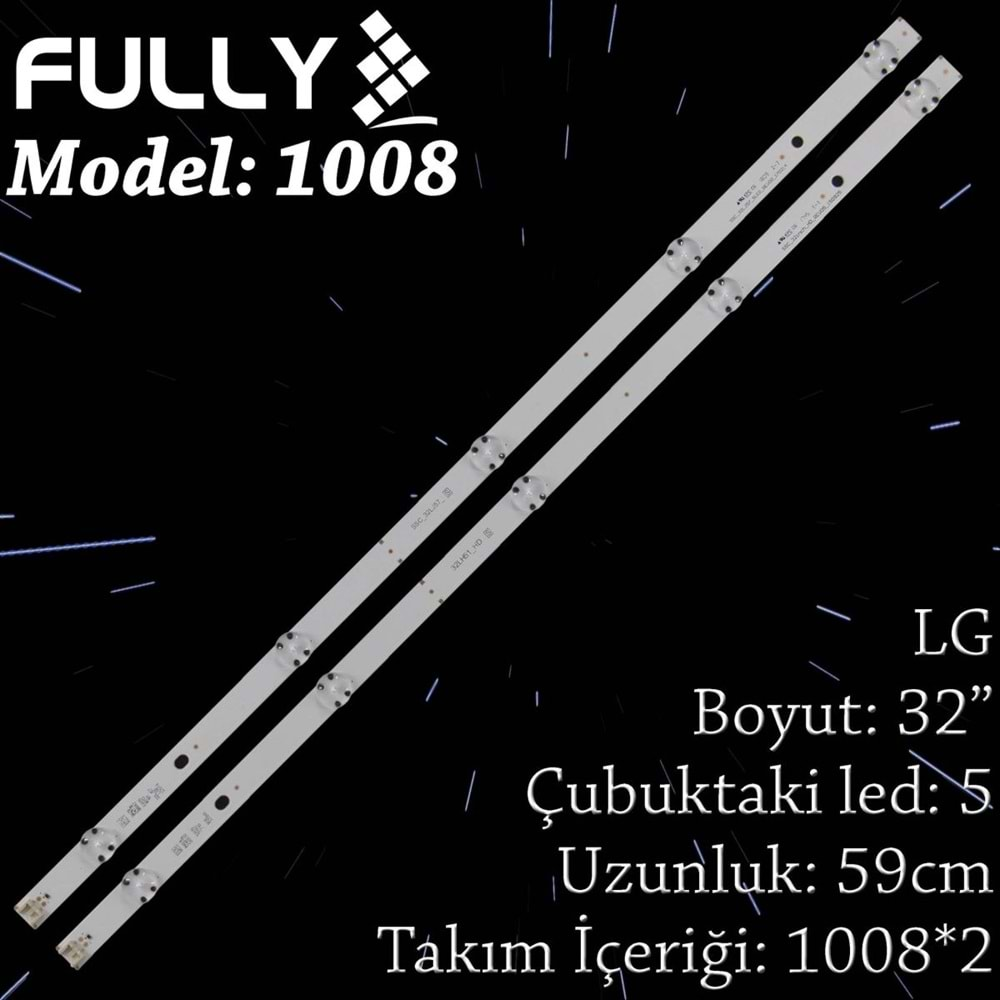 FULLY SET-1008 LG 32 INC 2 ADET (SET) TV LED BAR