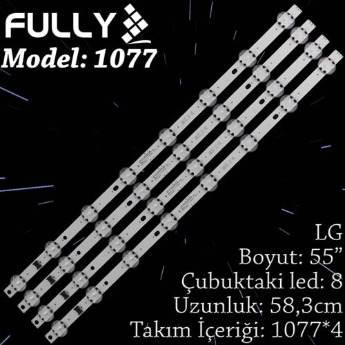 FULLY SET-1077 LG 55 INC 4 ADET (SET) TV LED BAR