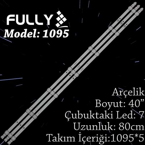 FULLY SET-1095 SAMSUNG 40 INC 3 ADET (SET) TV LED BAR