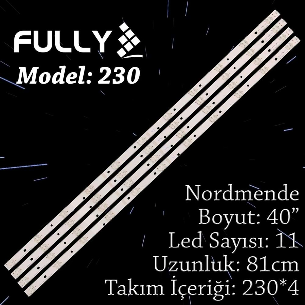 FULLY SET-230 SanyoNordmende 40 INC 4 ADET (SET) TV LED BAR