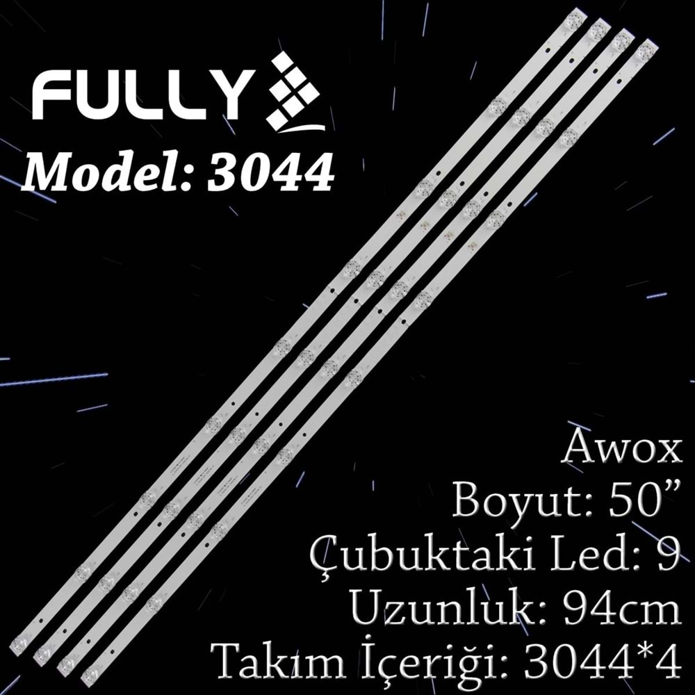 FULLY SET-3044 AWOX 50 INC 4 ADET (SET) TV LED BAR