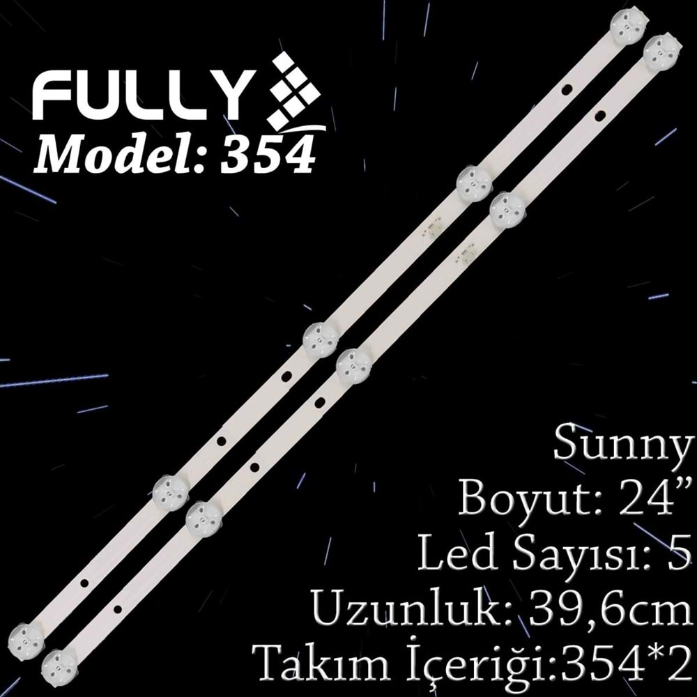 FULLY SET-354 SUNNY 24 INC 2 ADET (SET) TV LED BAR