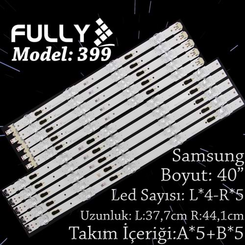 FULLY SET-399 SAMSUNG 40 INC 5R+5L ADET (SET) TV LED BAR