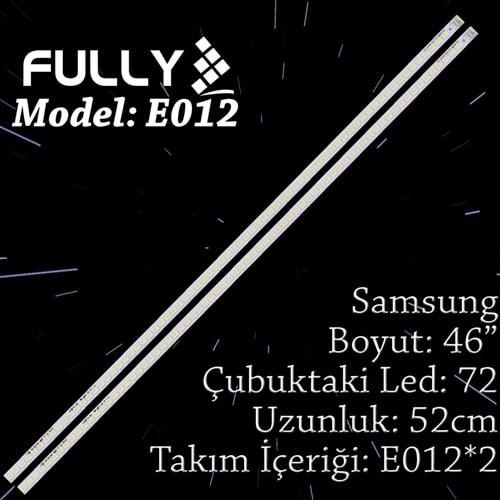 FULLY SET-ELED-012 SAMSUNG 46 INC 2 ADET (SET) TV LED BAR