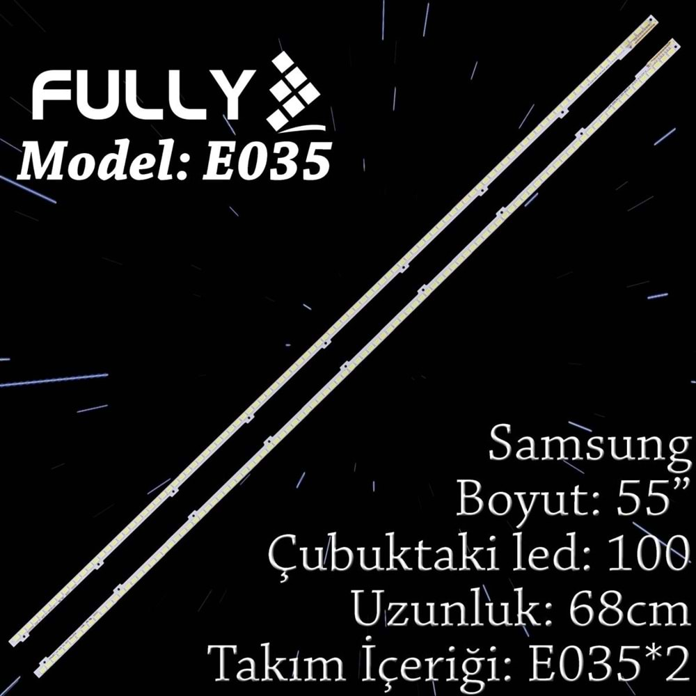 FULLY SET-ELED-035 SAMSUNG 55 INC 2 ADET (SET) TV LED BAR