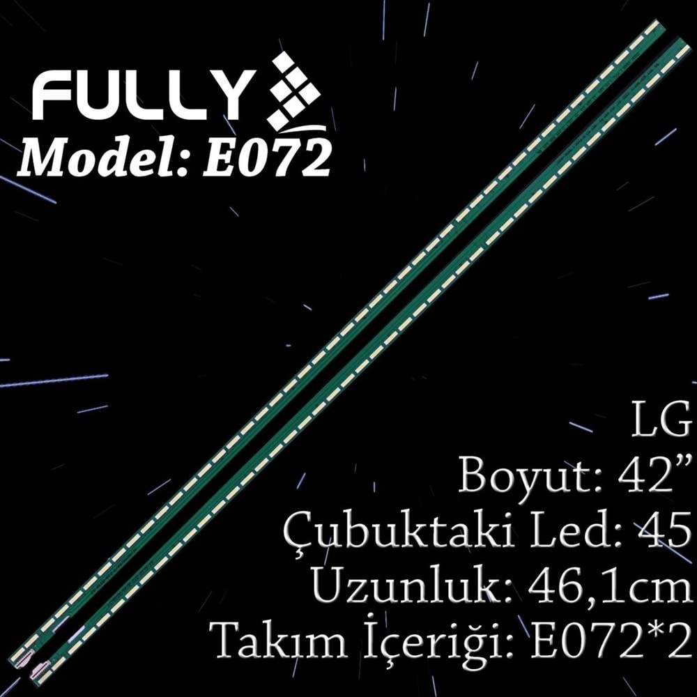 FULLY SET-ELED-072 LG 42 INC 2 ADET (SET) TV LED BAR