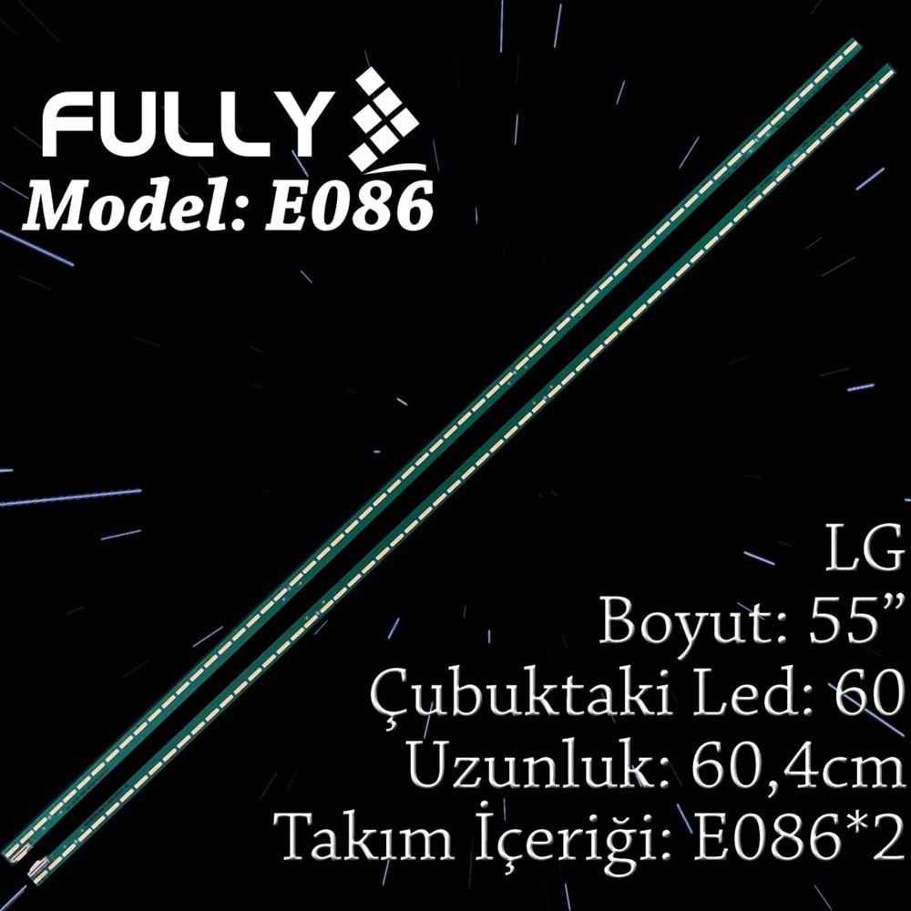 FULLY SET-ELED-086 LG 55 INC 2 ADET (SET) TV LED BAR