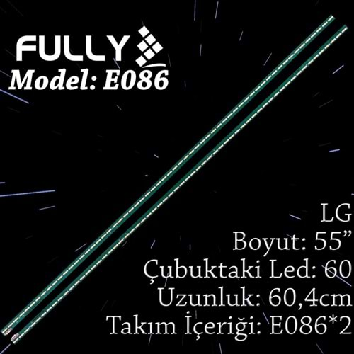 FULLY SET-ELED-086 LG 55 INC 2 ADET (SET) TV LED BAR