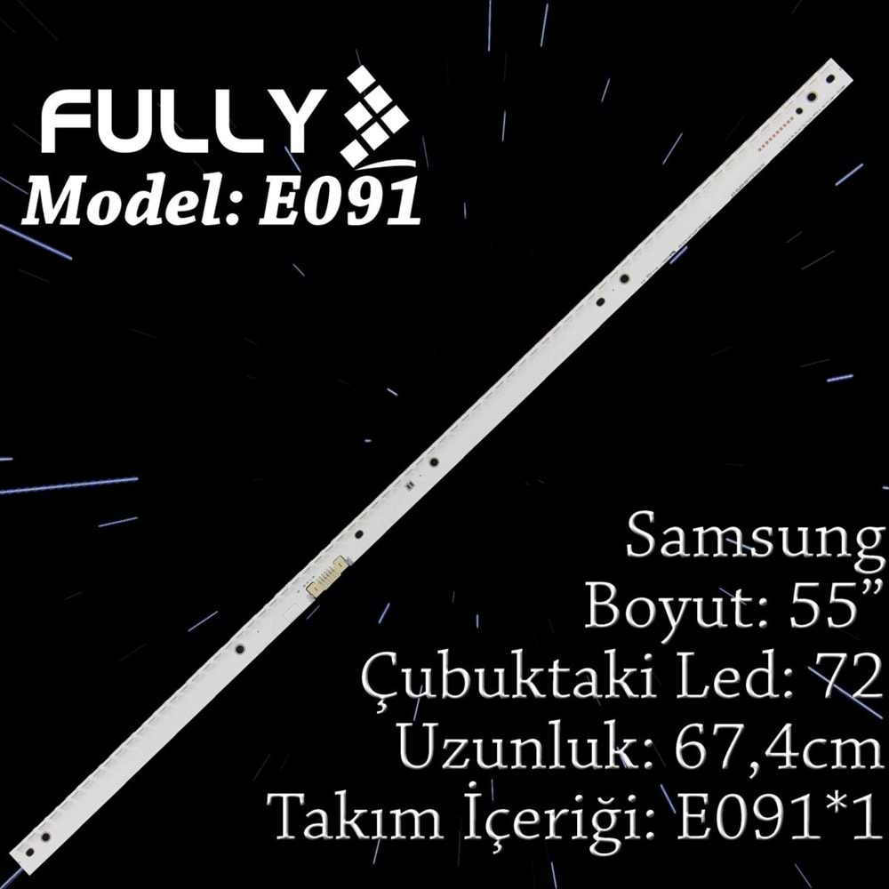 FULLY SET-ELED-091 SAMSUNG 55 INC 1 ADET (SET) TV LED BAR