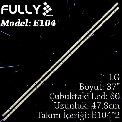 FULLY SET-ELED-104 TCL 37 INC 2 ADET (SET) TV LED BAR