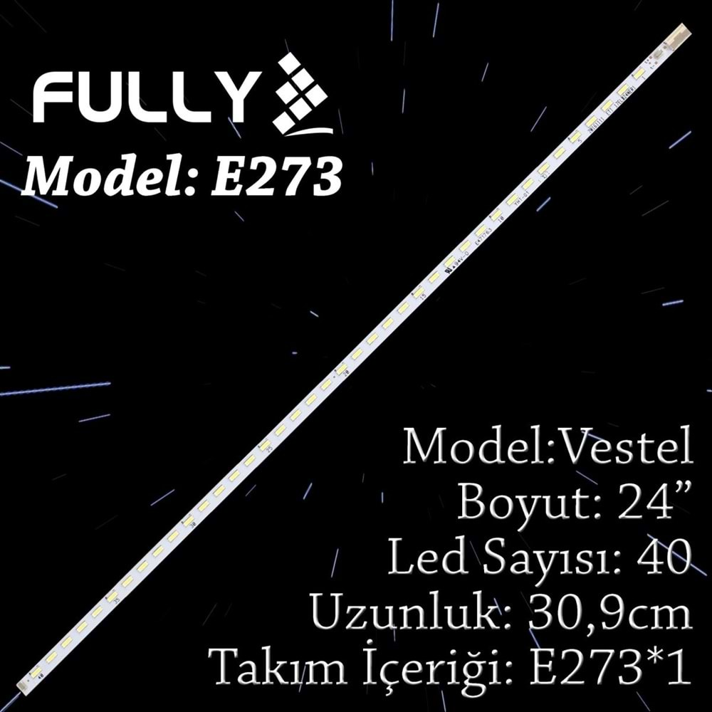 FULLY SET-ELED-273 VESTEL 24 INC 1 ADET (SET) TV LED BAR