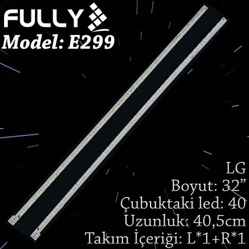 FULLY SET-ELED-299 LG 32 INC 1L+1R ADET (SET) TV LED BAR