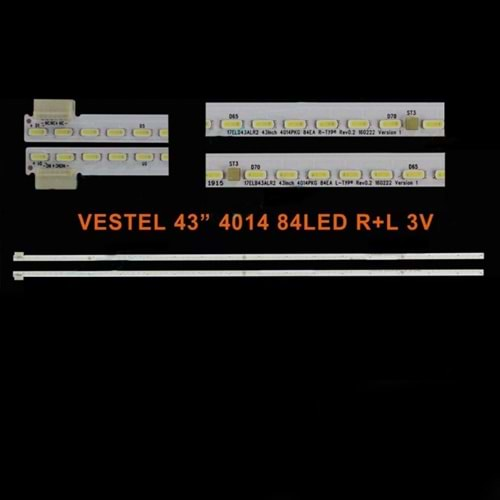 FULLY SET-ELED-504 VESTEL 43 INC 1L+1R ADET (SET) TV LED BAR