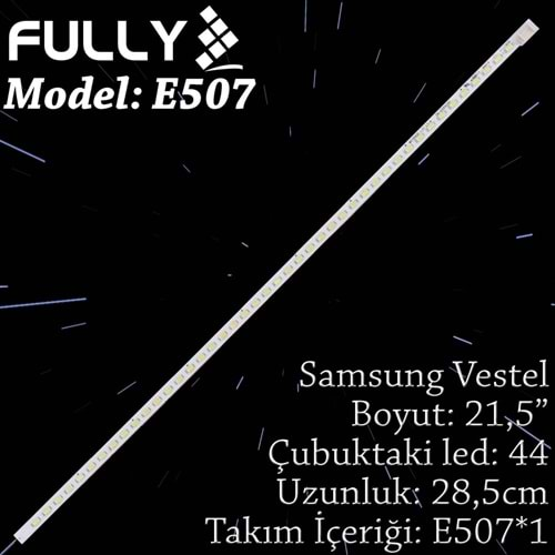 FULLY SET-ELED-507 SAMSUNGVESTEL 21,5 INC 1 ADET (SET) TV LED BAR