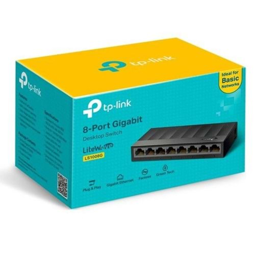 Tp-Lınk LS1008G 8 Port Gıgabıt Swıtch