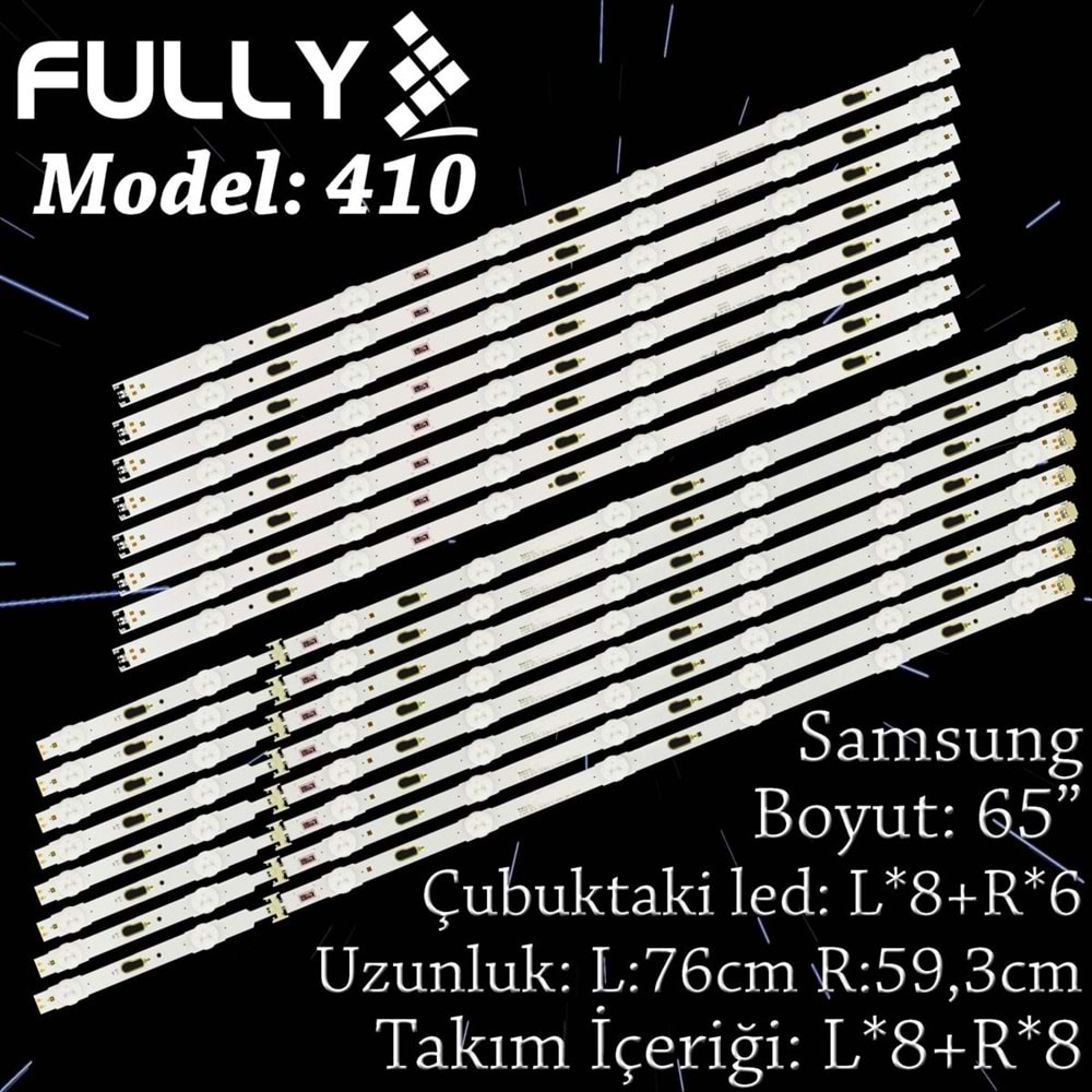 ULLY SET-410 SAMSUNG 65 INC 8L+8R ADET (SET) TV LED BAR